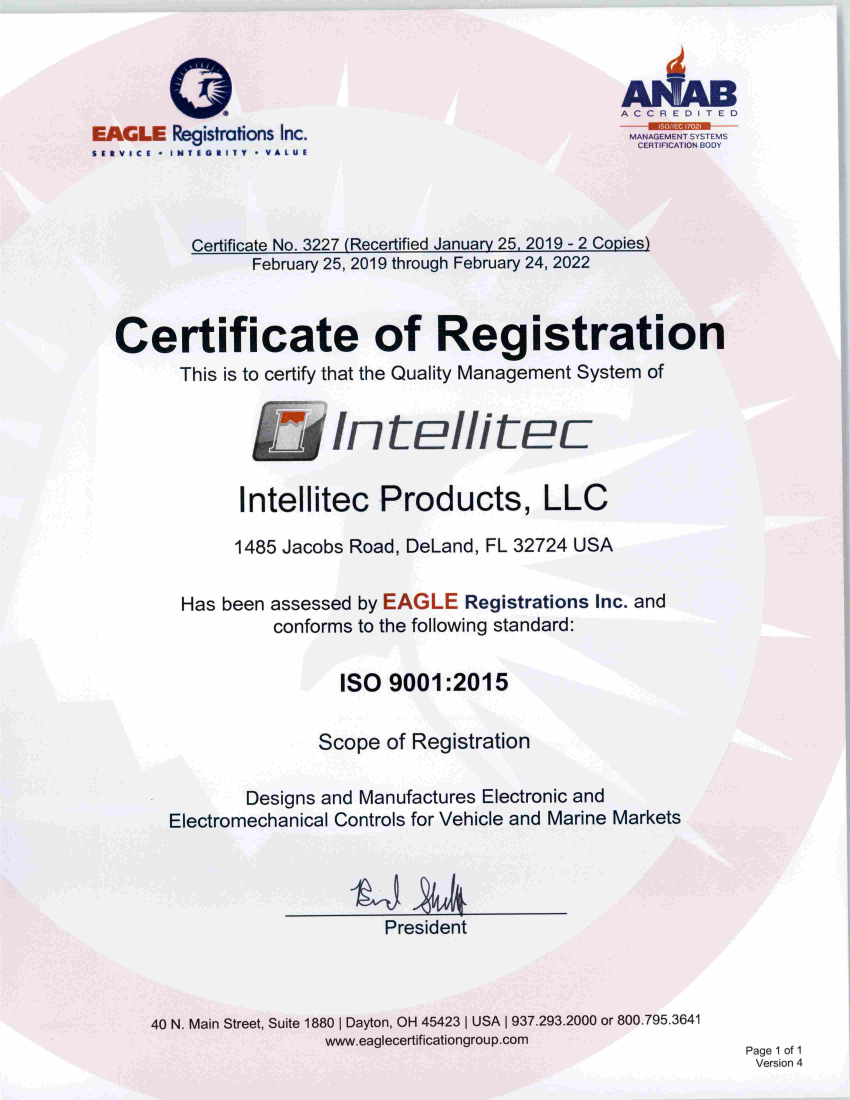 ISO 9001 2015 Certificate QMS 013019
